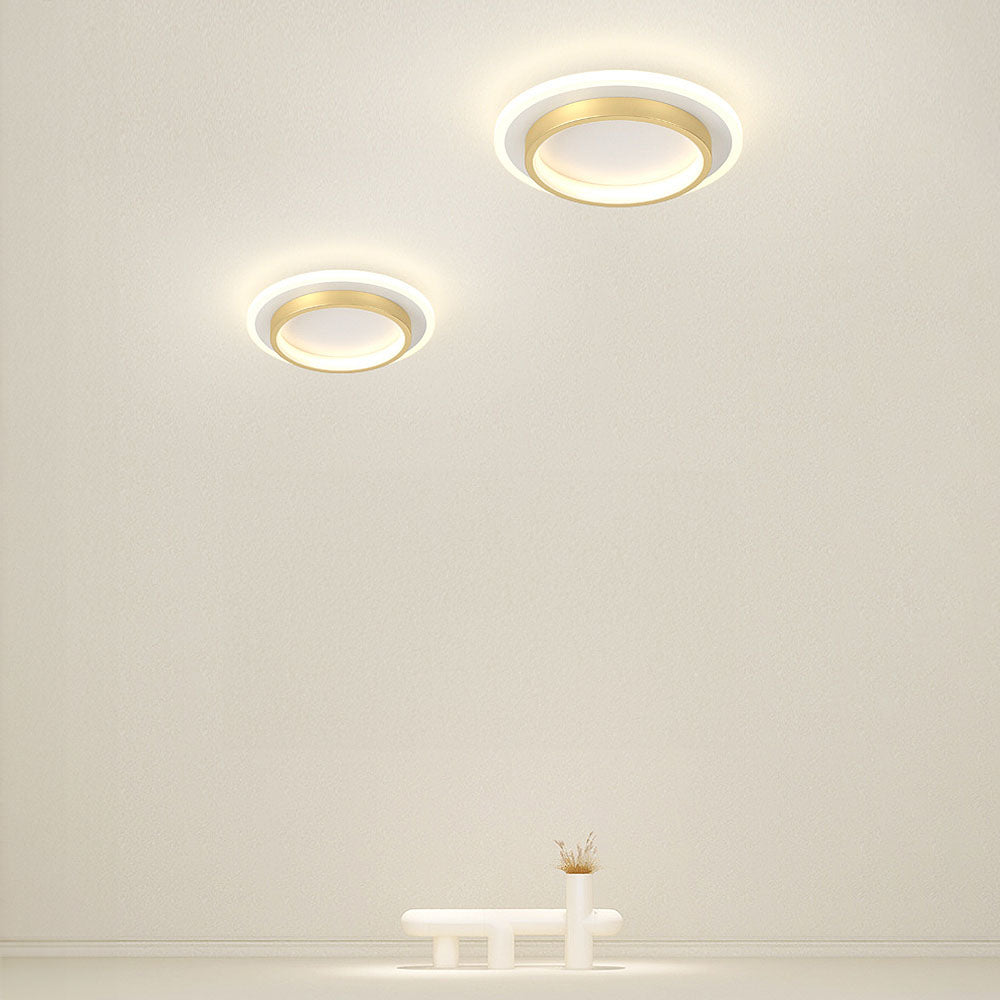 Homedra – Moderne Ronde LED Plafondlamp Met Duurzaam Metaal En Acryl Ontwerp