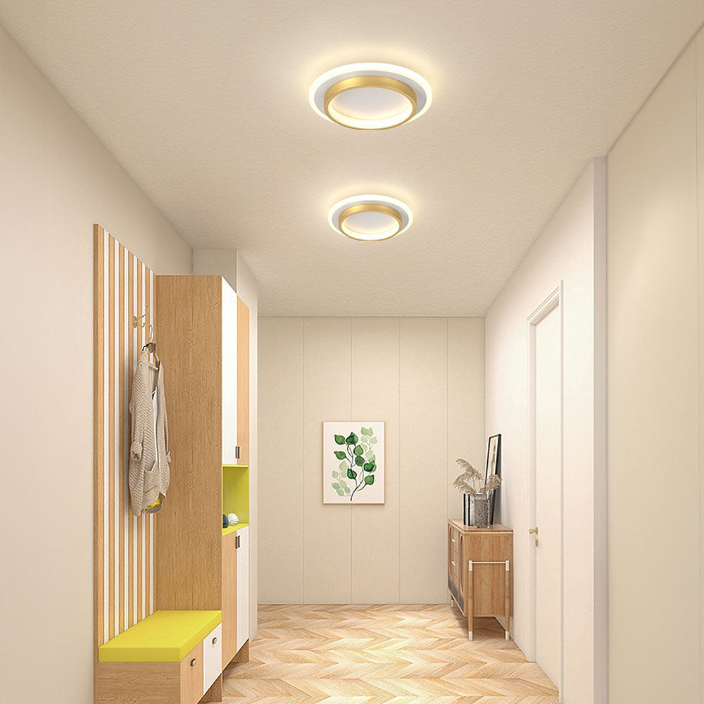 Homedra – Moderne Ronde LED Plafondlamp Met Duurzaam Metaal En Acryl Ontwerp