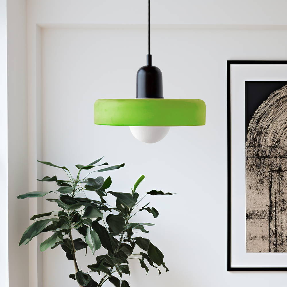 GleaMore - Bauhaus Hanglamp In Stijlvol Gekleurd Glas