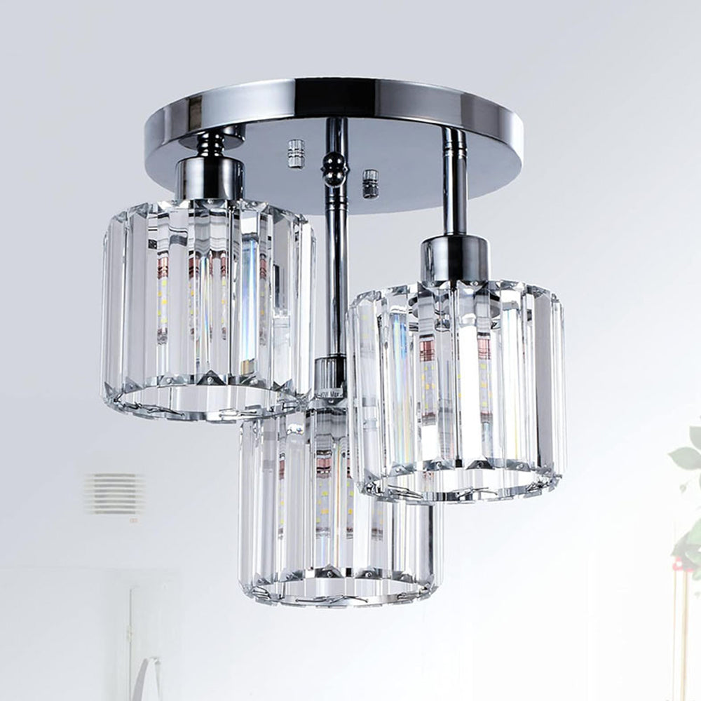 Murvista - Stijlvolle Kristallen Semi Plafondlamp Voor Moderne Slaapkamers