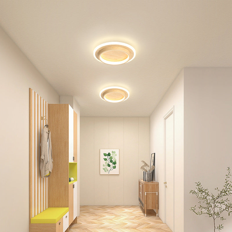 Homedra – Moderne Ronde LED Plafondlamp Met Duurzaam Metaal En Acryl Ontwerp