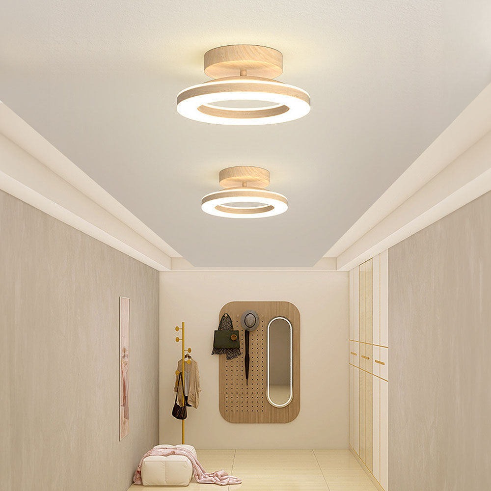 Ardena – Houten Ring LED Plafondlamp