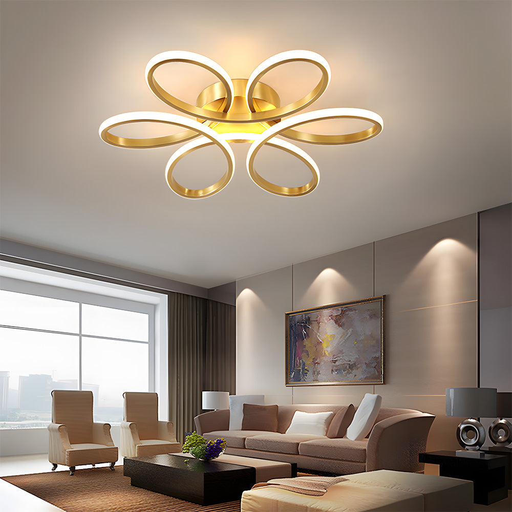 Lureva – Loop Design LED Plafondlamp