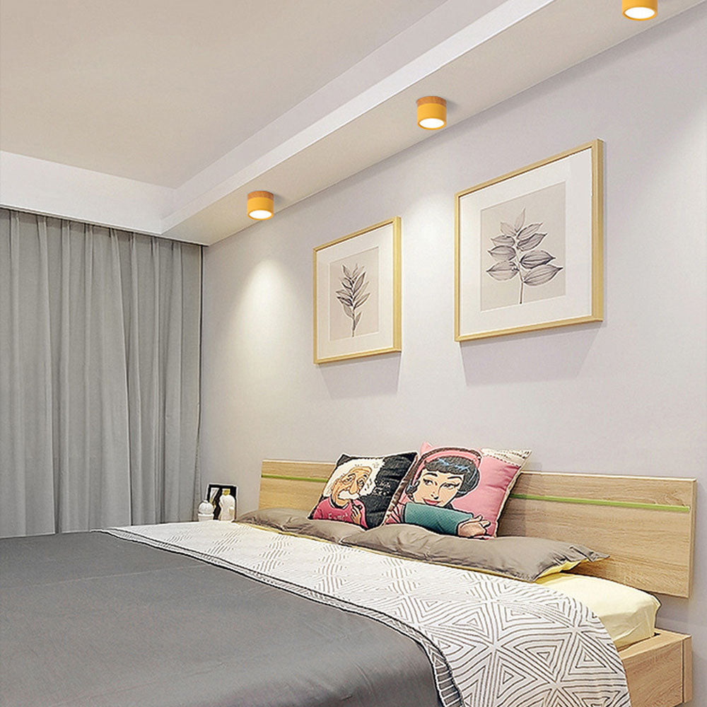 Cylora – Moderne LED Cilinder Plafondlamp met Strak Flush Mount Ontwerp