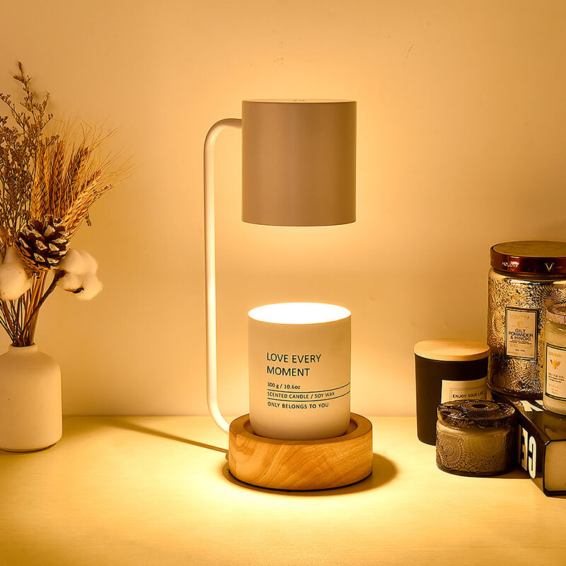 Nara – Japanse Minimalistische Houten Tafellamp (Dimbaar, met Timer)