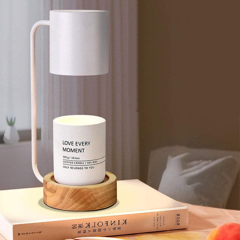 Nara – Japanse Minimalistische Houten Tafellamp (Dimbaar, met Timer)