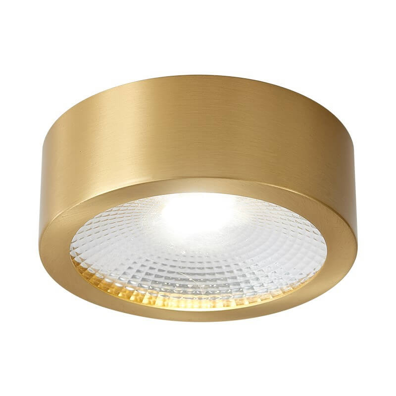 Aurelia – Scandinavische Koperen Ultra-Dunne LED Plafondlamp (Opbouw)