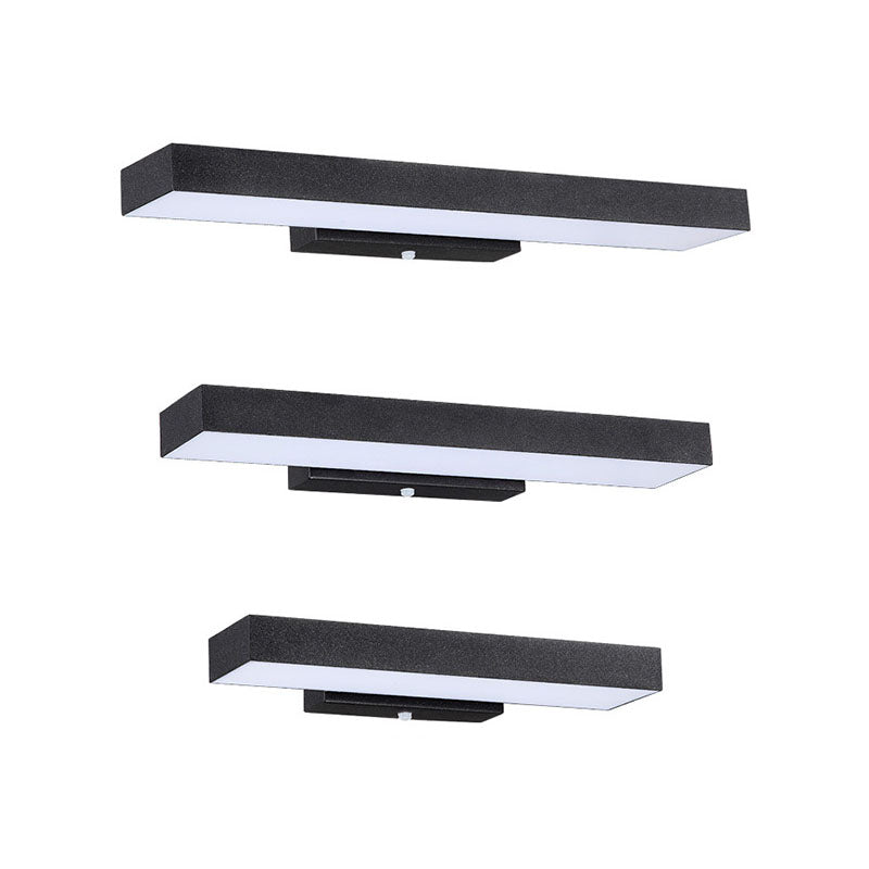 Vega – Moderne Rechthoekige LED Buiten Wandlamp (Waterdicht, met Sensor, 3000K)