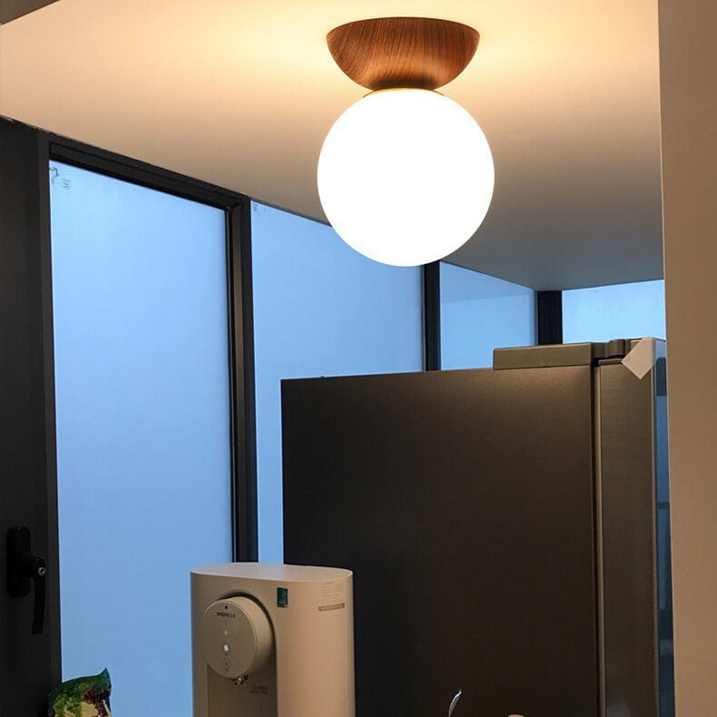 Zenora – Houten LED Plafondlamp