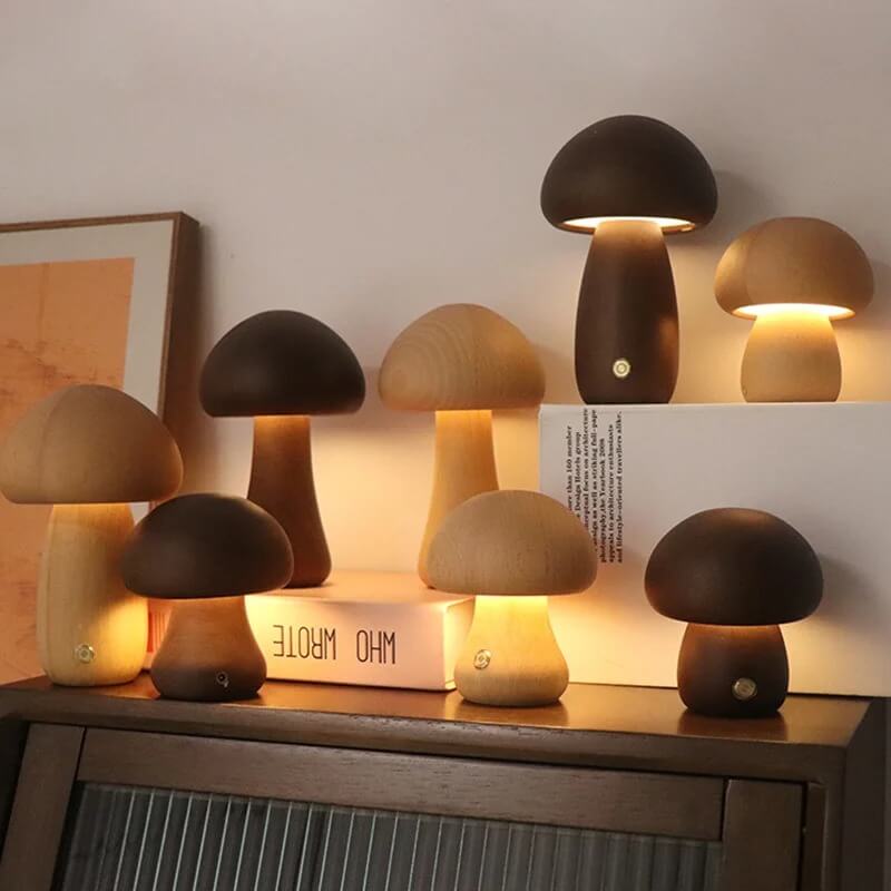 Candelis – Paddenstoel Nachtlamp met Warme Zachte LED Sfeerverlichting