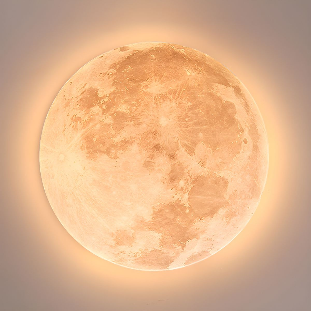 Selena – Maan LED Plafondlamp (Minimalistisch Rond Ontwerp, Warm/Neutraal/Koel Licht)