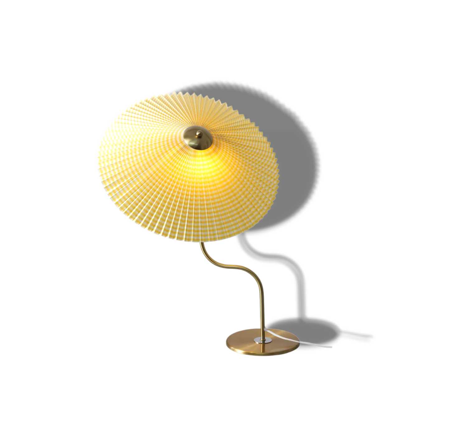Umbra – Retro Geplooide Paraplushaped Tafellamp (1-Lichts, Decoratief)