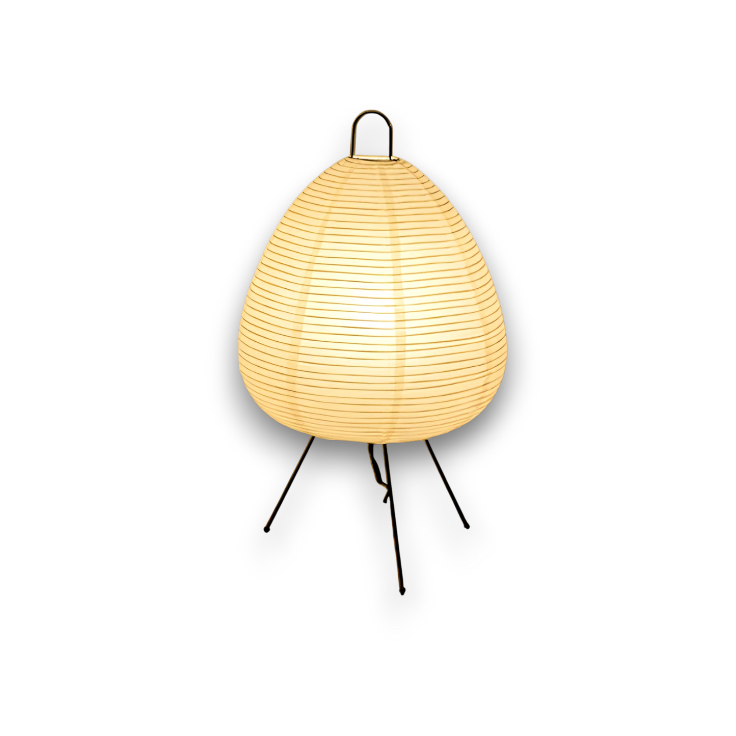 Nozomi – Japanse Wabi-Sabi Rijstpapier Tafellamp (Akari Design, Minimalistische Stijl, E27 Fitting)