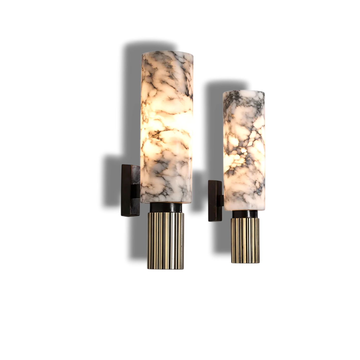 Calira – Marmeren Wandlamp (Luxe Design, E14 LED Compatibel)
