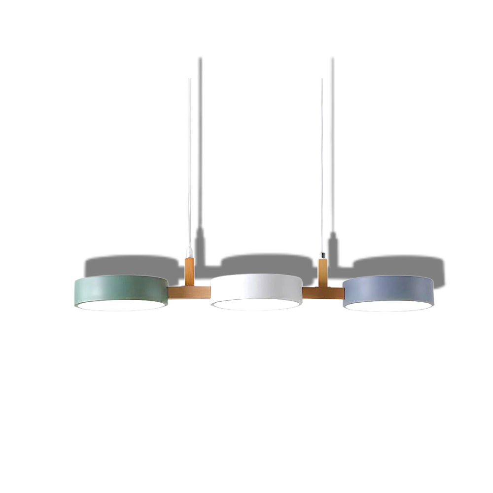 Noro – Scandinavische Hanglamp (Plafondlamp, Hout & Metaal, Modern Minimalistisch, E27)