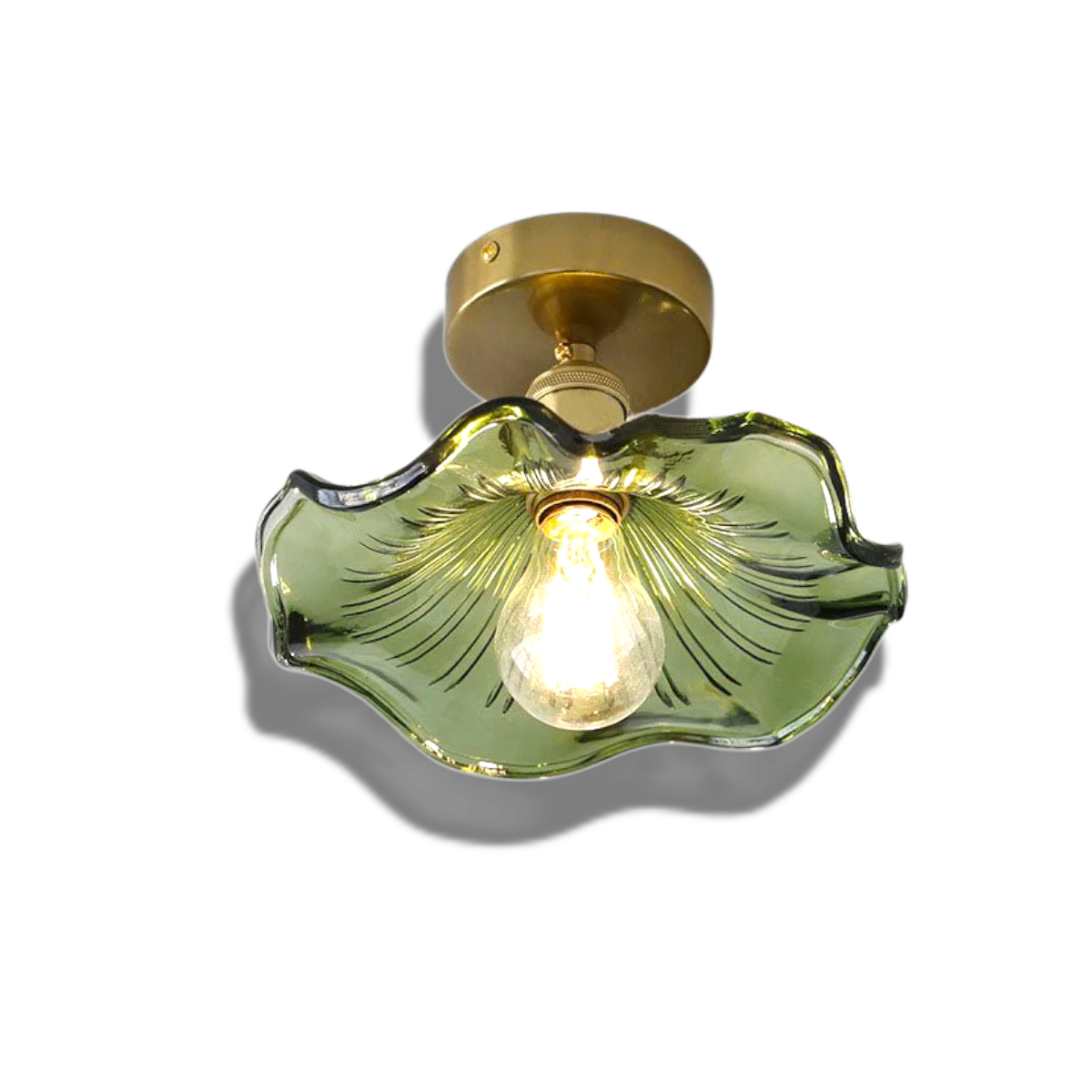 Lia – Hibiscus Glazen Plafondlamp