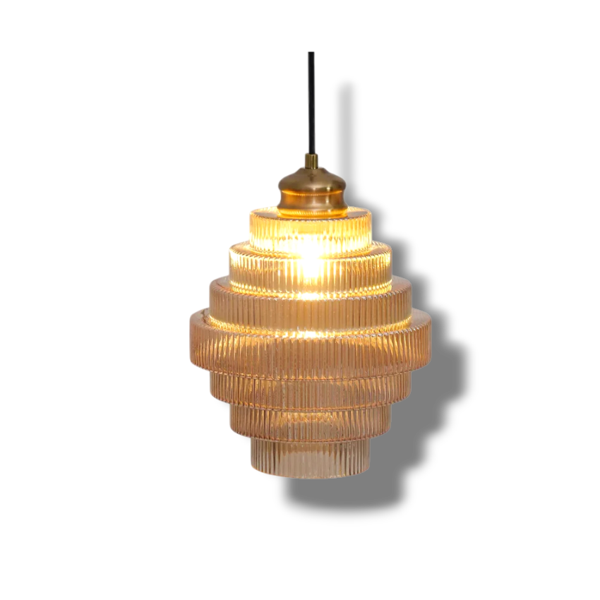 Aurelia – Retro Glazen Hanglamp