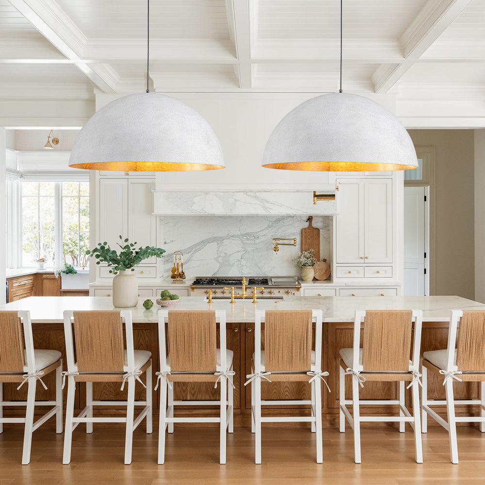 Draxen – Industriële Oversized Metalen Dome Hanglamp