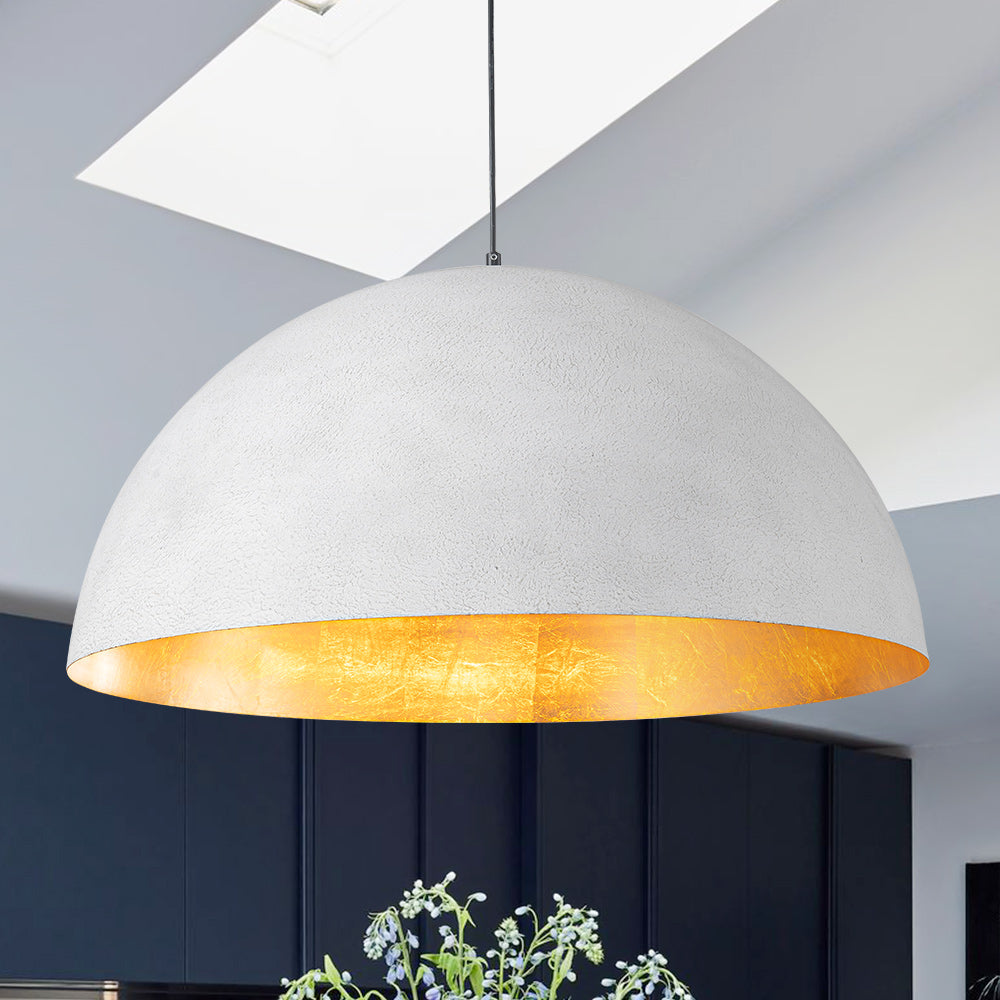 Draxen – Industriële Oversized Metalen Dome Hanglamp