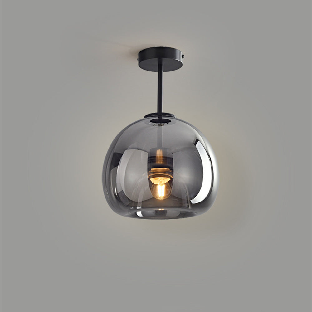 Patiora - Retro Koperen Glazen Plafondlamp Met Moderne Designuitstraling
