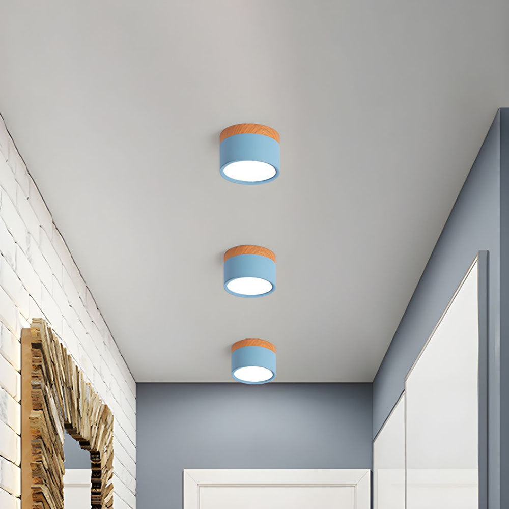 Cylora – Moderne LED Cilinder Plafondlamp met Strak Flush Mount Ontwerp