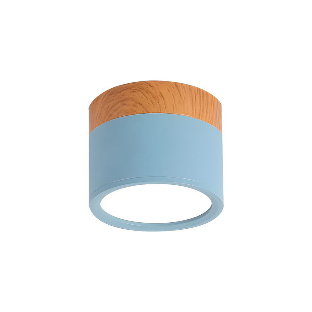 Cylora – Moderne LED Cilinder Plafondlamp met Strak Flush Mount Ontwerp