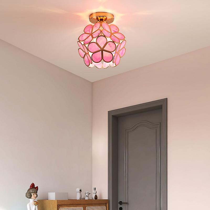 Floriva – Bloemen Stijl Glazen Plafondlamp