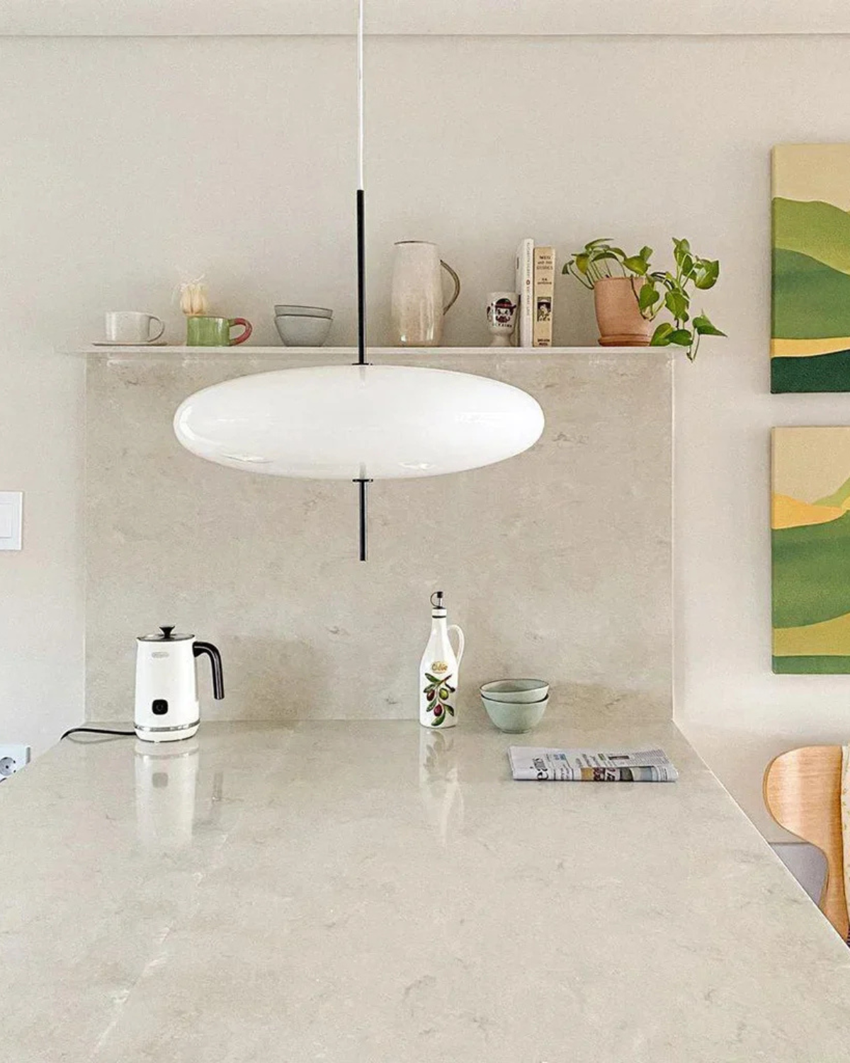 Eclipse – Minimalistische Japandi Hanglamp