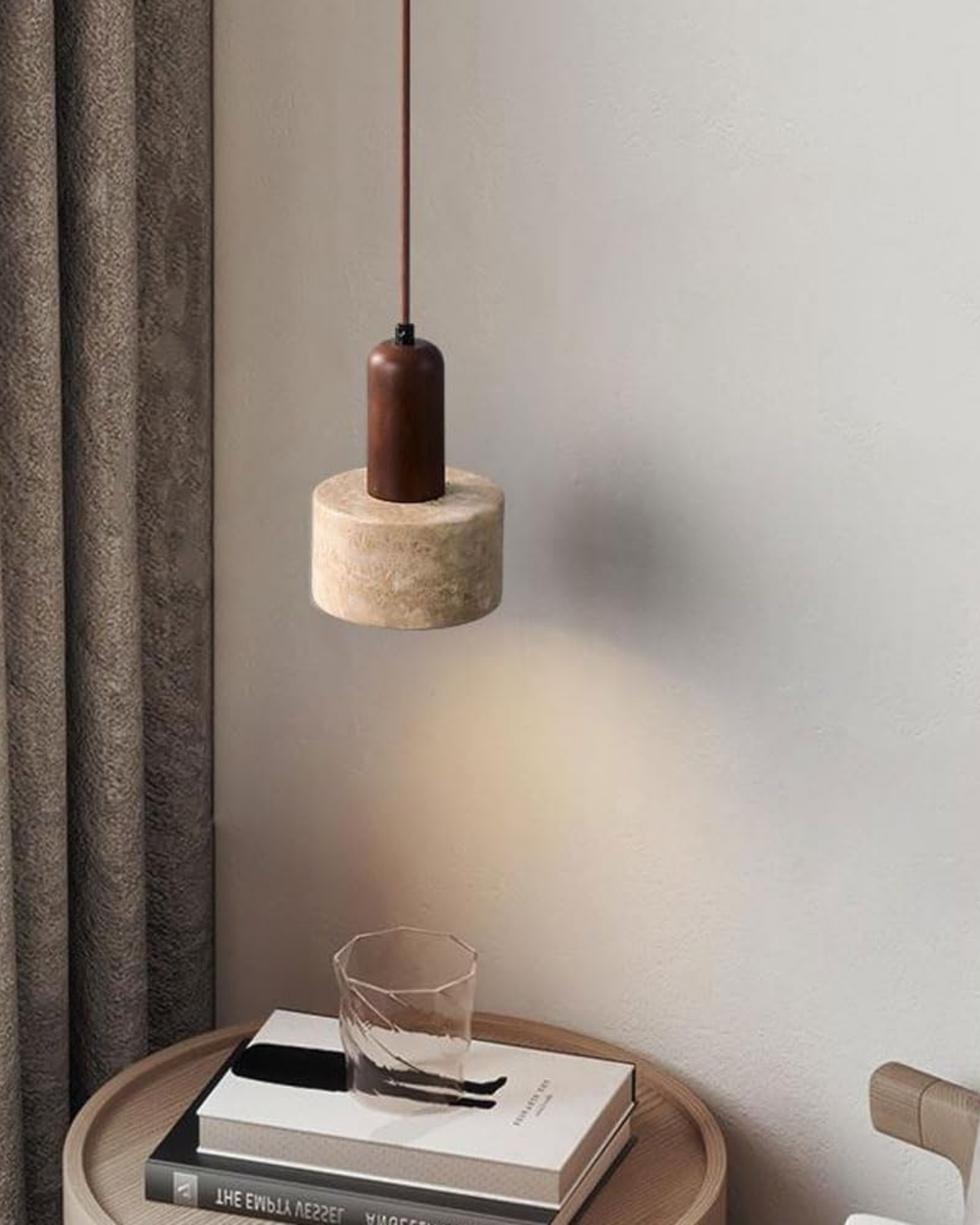 Terra – Natuurlijke Travertijn Hanglamp