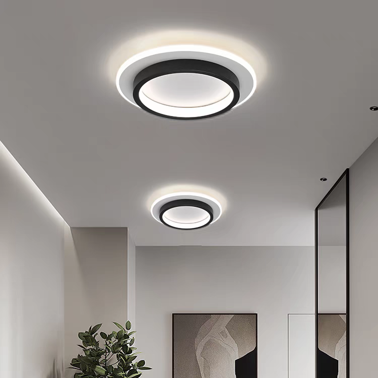 Homedra – Moderne Ronde LED Plafondlamp Met Duurzaam Metaal En Acryl Ontwerp