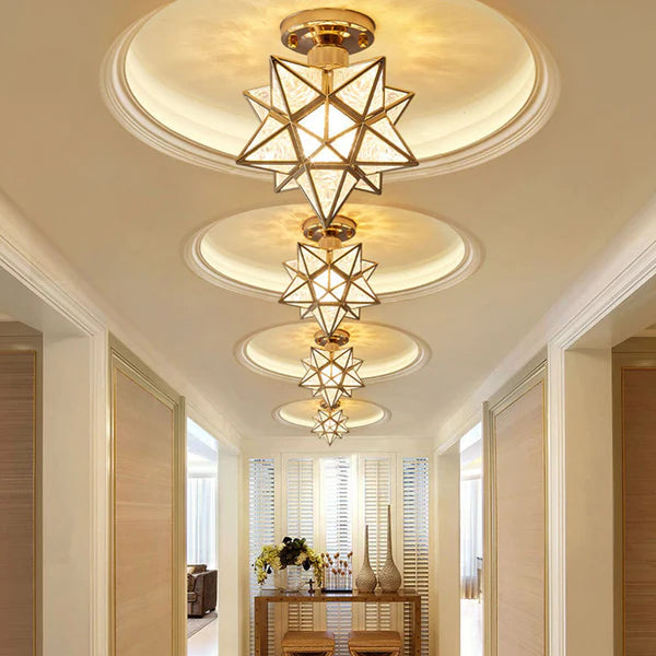 Stella – Geometrische Ster Plafondlamp