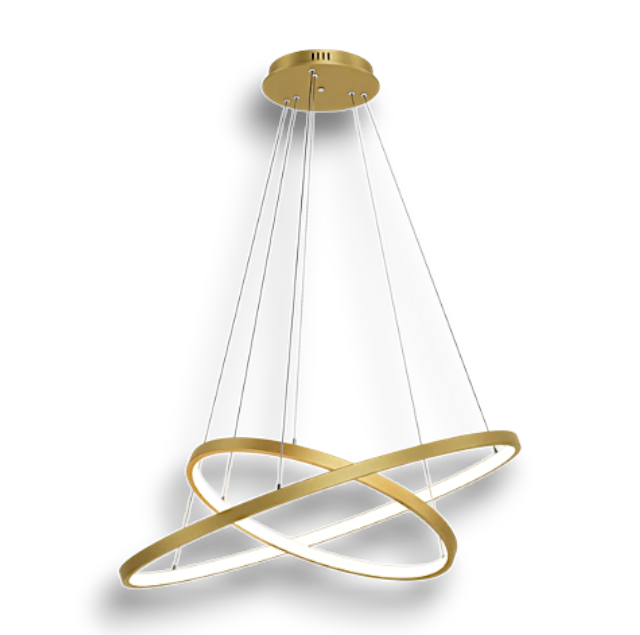 Planora - Moderne Kroonluchter Met Verstelbare Ringen Voor Elegante Binnenverlichting