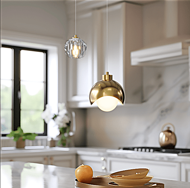 Urnelis - Elegante Hanglamp Van Goud En Kristal Met LED Voor Woon- En Eetruimtes