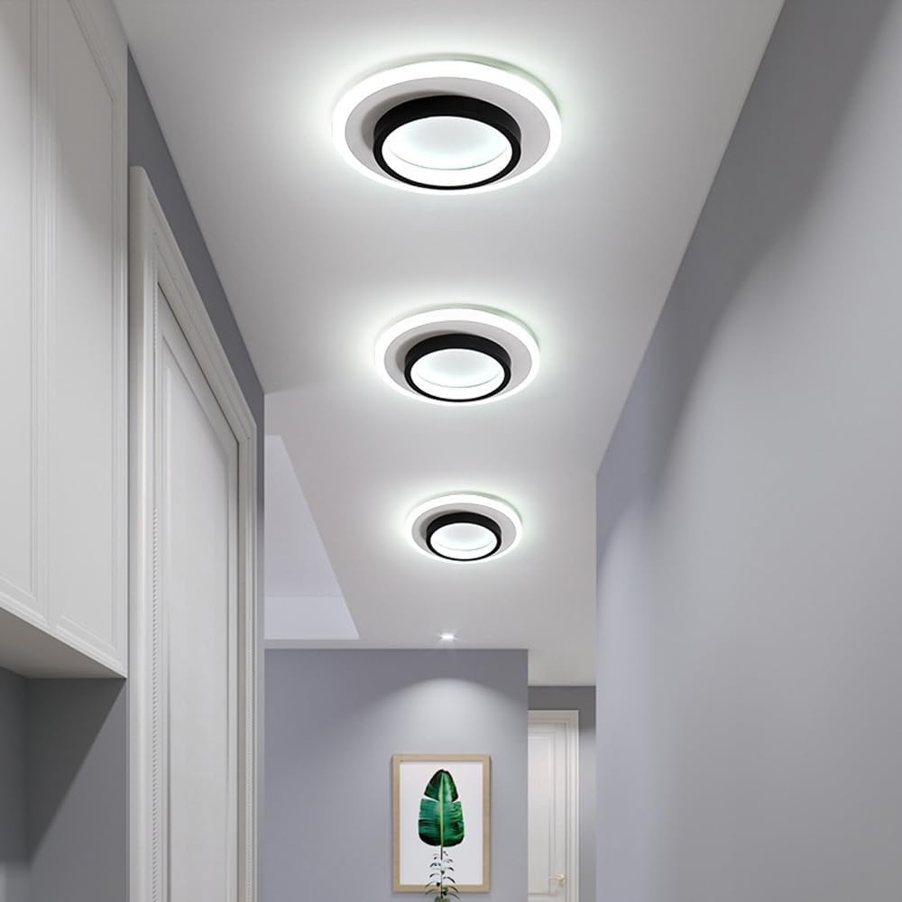 Homedra – Moderne Ronde LED Plafondlamp Met Duurzaam Metaal En Acryl Ontwerp