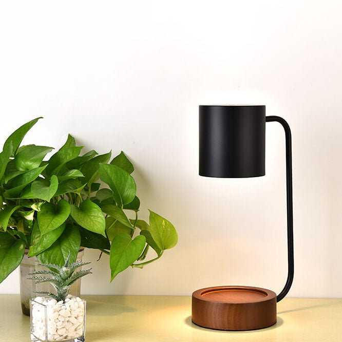 Nara – Japanse Minimalistische Houten Tafellamp (Dimbaar, met Timer)