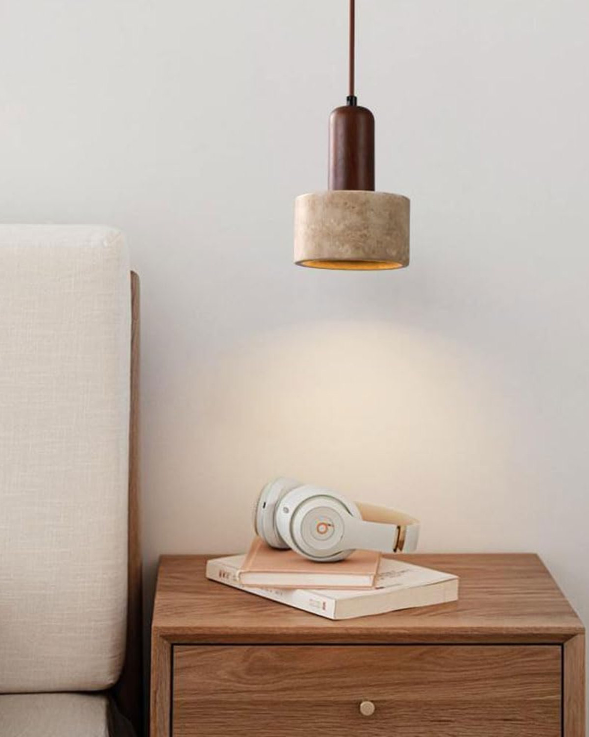Terra – Natuurlijke Travertijn Hanglamp