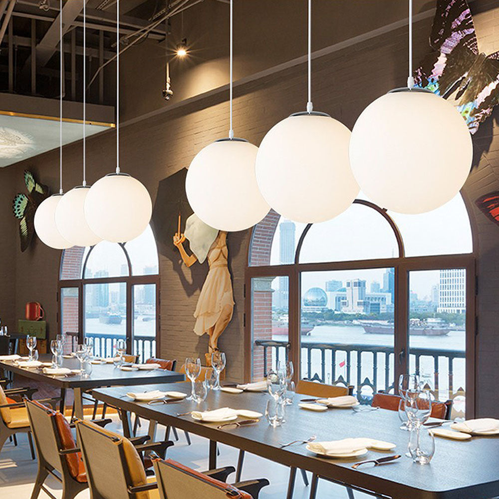 Sumpulon – Glazen Bol Hanglamp