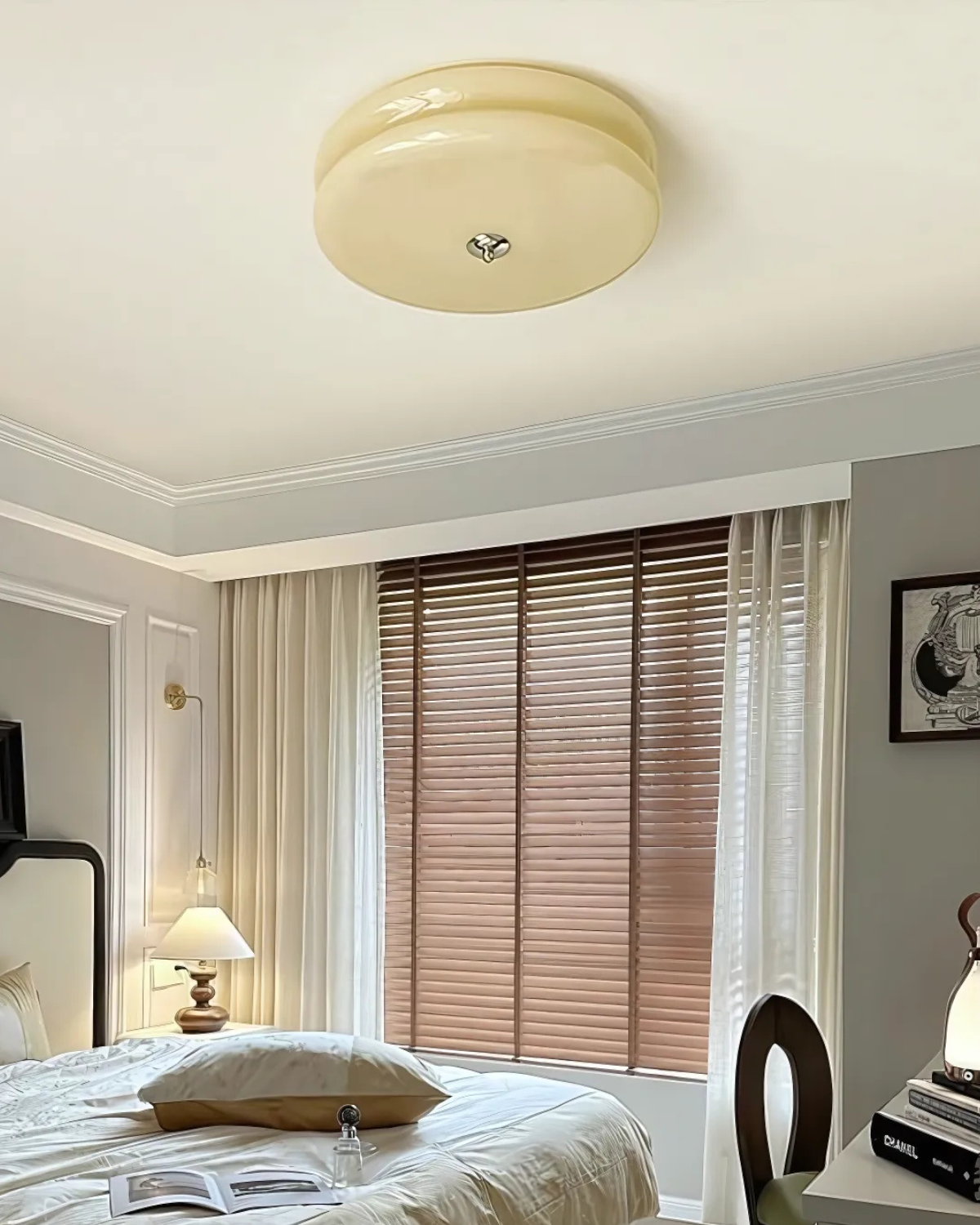 Époque – Vintage-Inspiratie Glazen Plafondlamp
