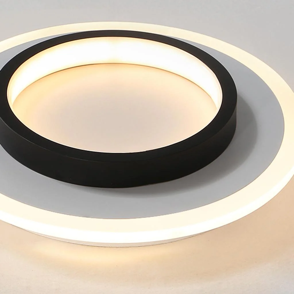 Homedra – Moderne Ronde LED Plafondlamp Met Duurzaam Metaal En Acryl Ontwerp
