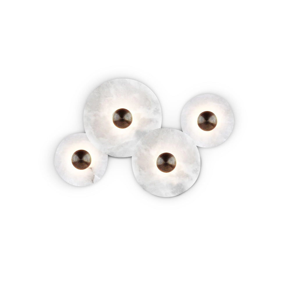Radiessa - Stijlvolle Albasten Combinatie Wandlamp Voor Gezellige Ruimtes