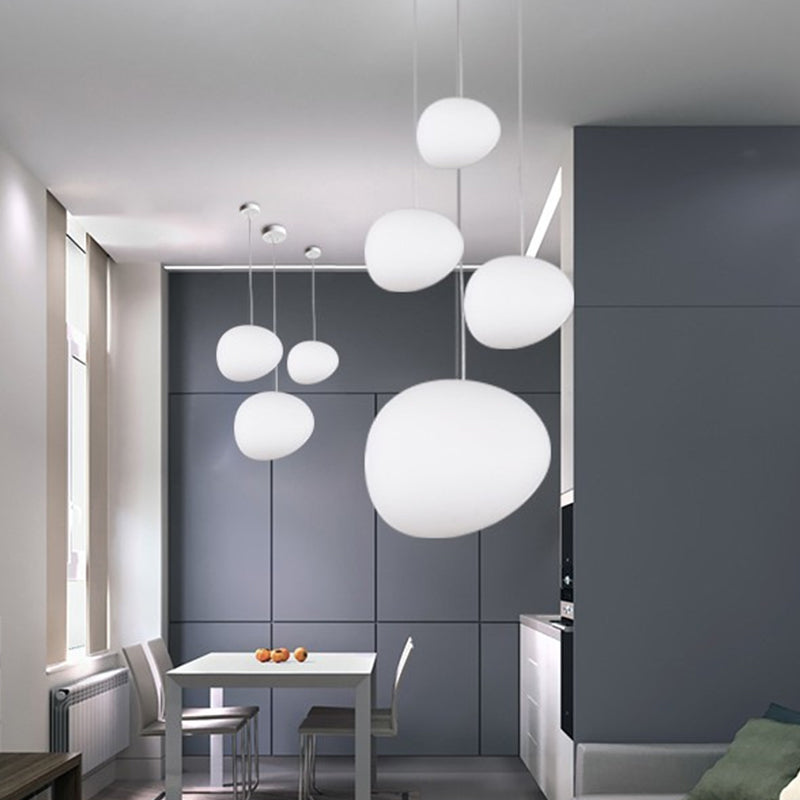 Statuvia – Zwevende Kiezel Hanglamp voor de Eetkamer