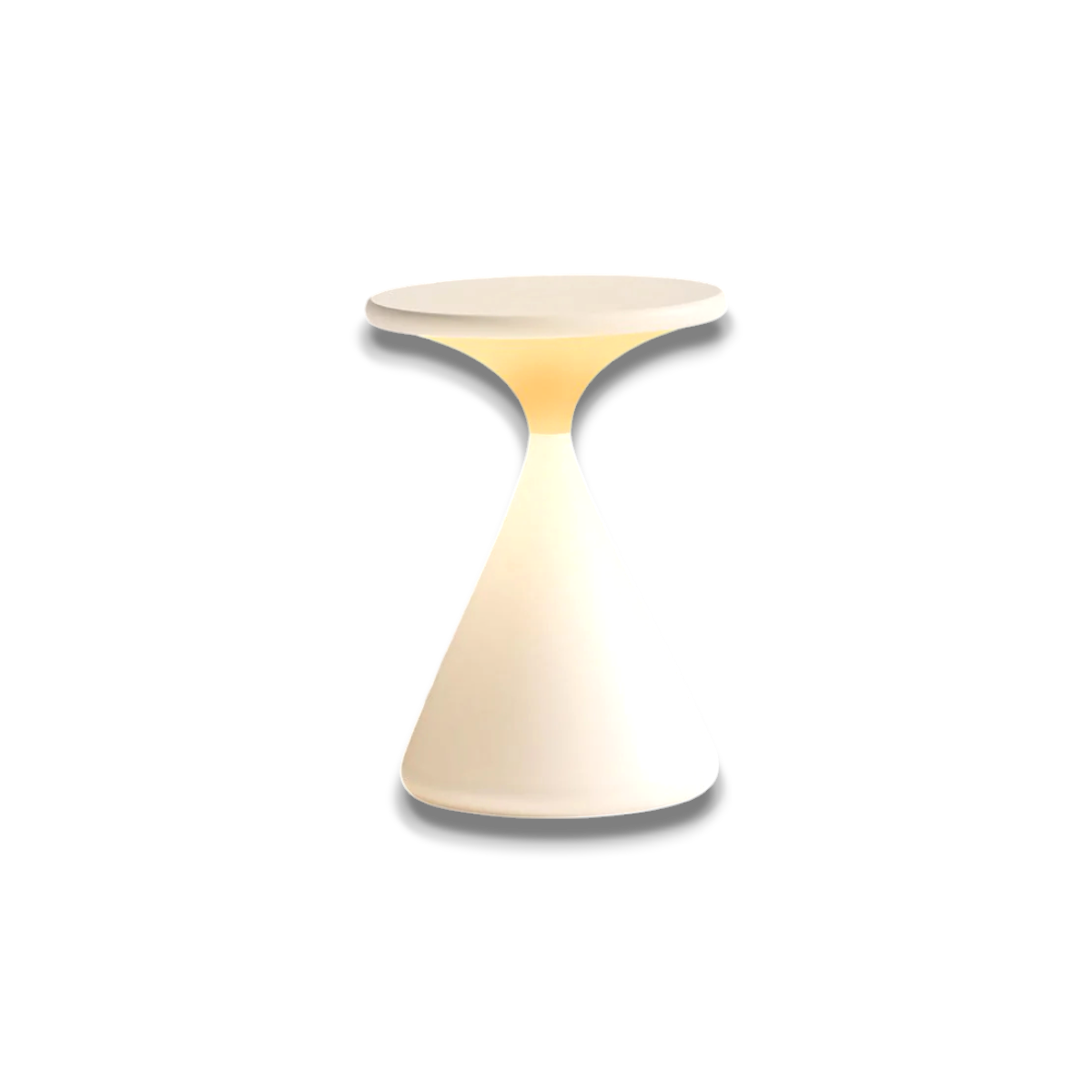 Amos – Draadloze LED Tafellamp (Zandloper Design, Dimbaar, Oplaadbaar)