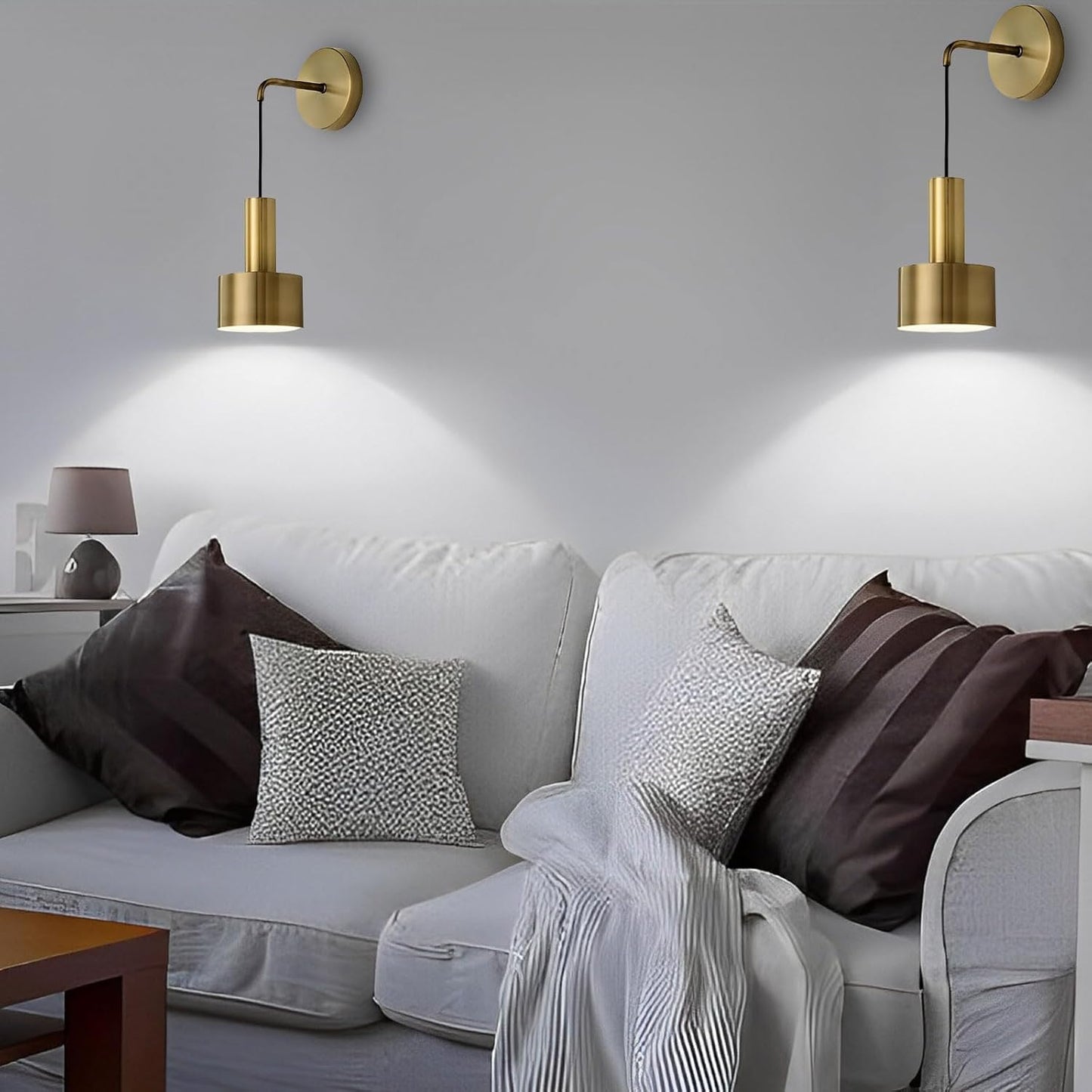 Alma – Moderne Draadloze Wandlampen Set met Gratis Lampen