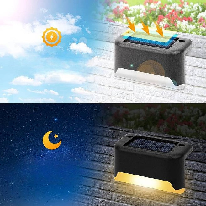 Solara – Draadloze Zonne-energie LED Wandlampen voor Buitenambiance