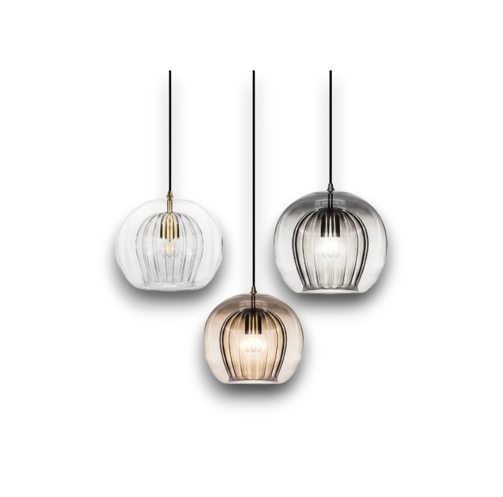 Moonira - Chic Glazen Pendelarmatuur Met Tijdloos Ontwerp