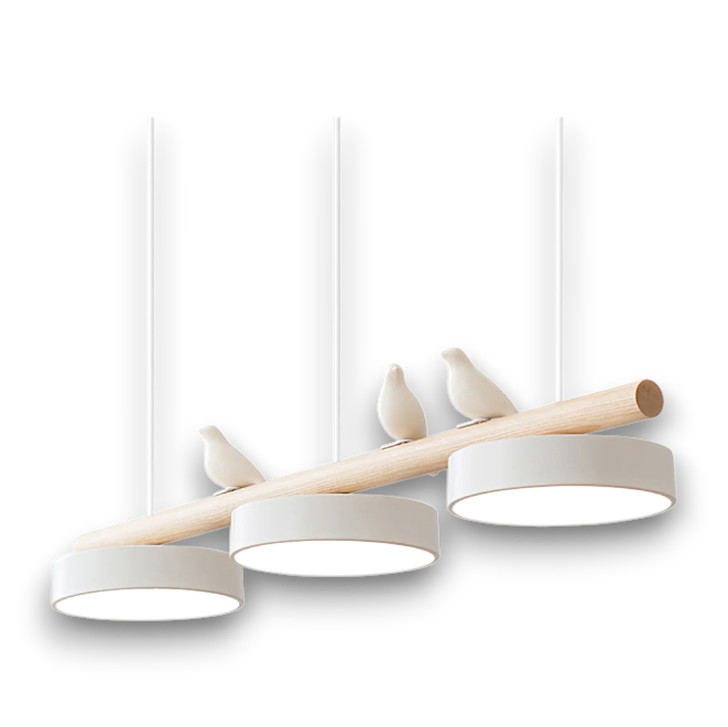 Overlux - Stijlvolle Hanglamp Met Vogelsilhouet En Zachte Verlichting