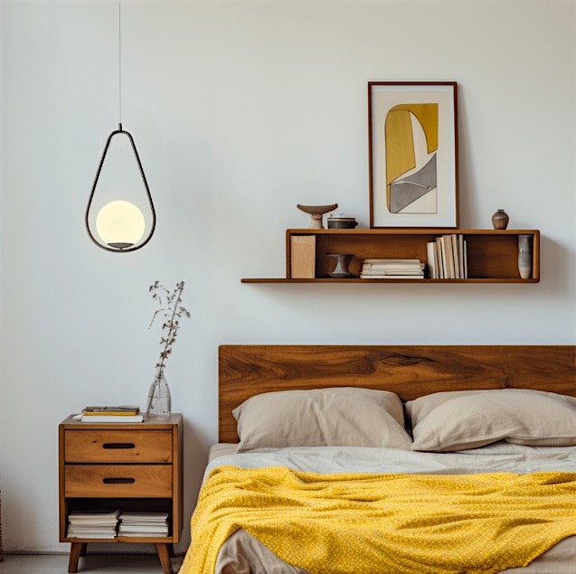 Florvia - Moderne Glazen Bol Hanglamp Voor Stijlvolle Noordse Interieurs