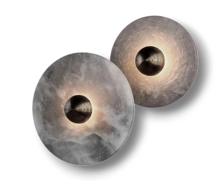 Radiessa - Stijlvolle Albasten Combinatie Wandlamp Voor Gezellige Ruimtes