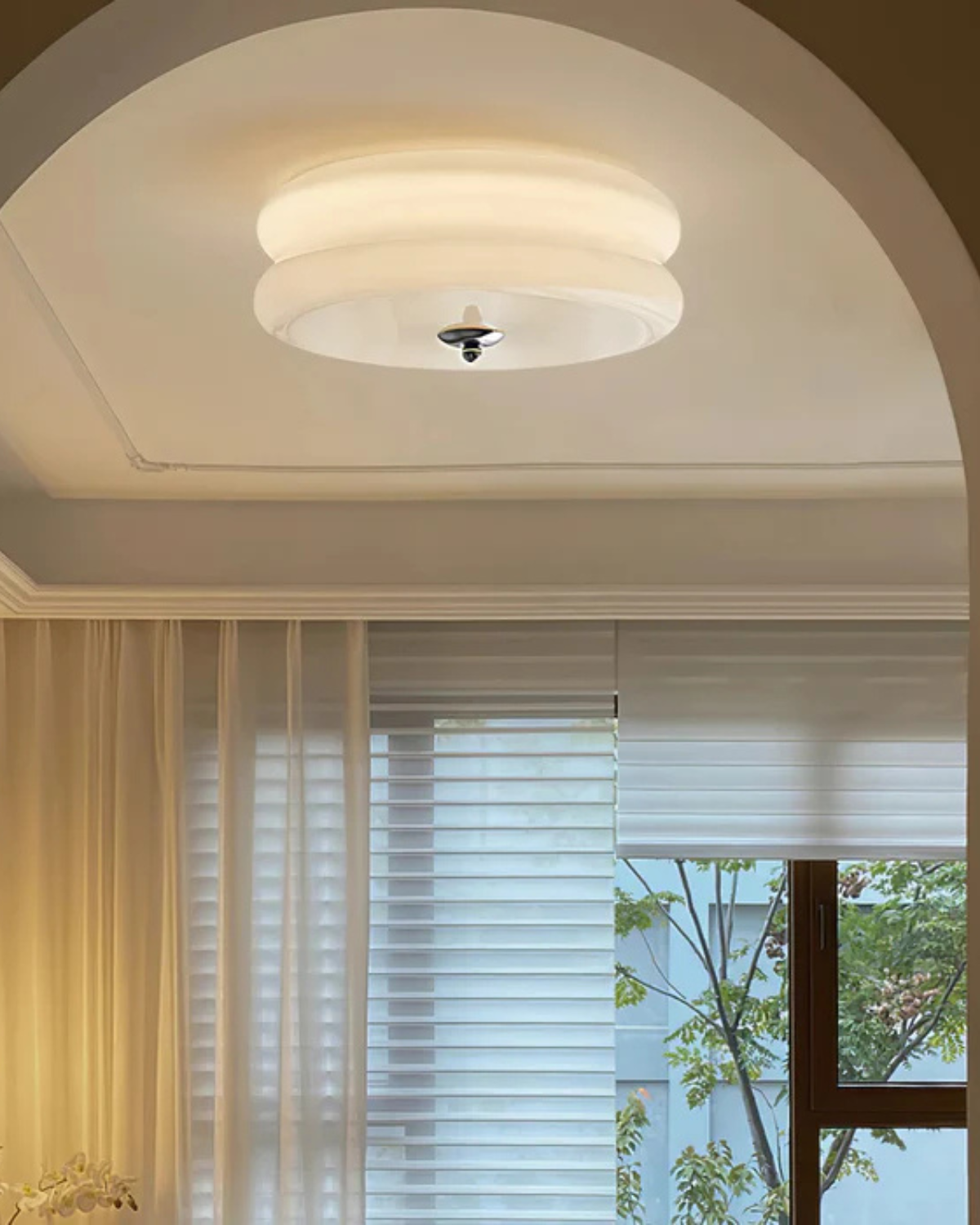 Époque – Vintage-Inspiratie Glazen Plafondlamp