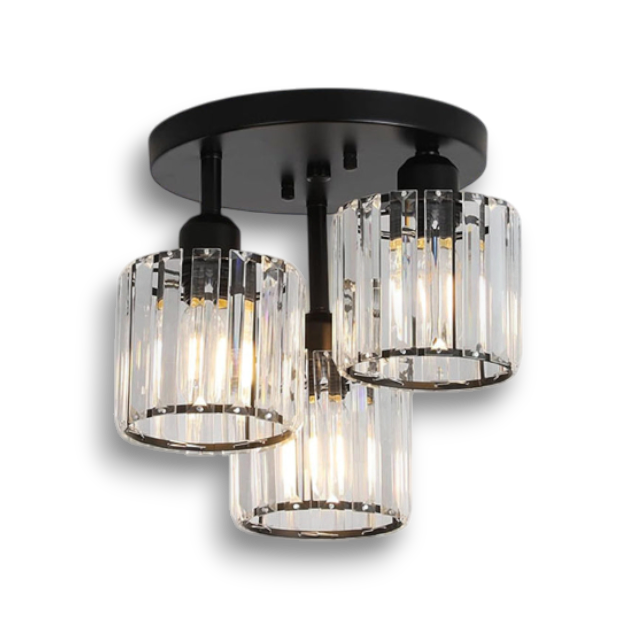 Murvista - Stijlvolle Kristallen Semi Plafondlamp Voor Moderne Slaapkamers